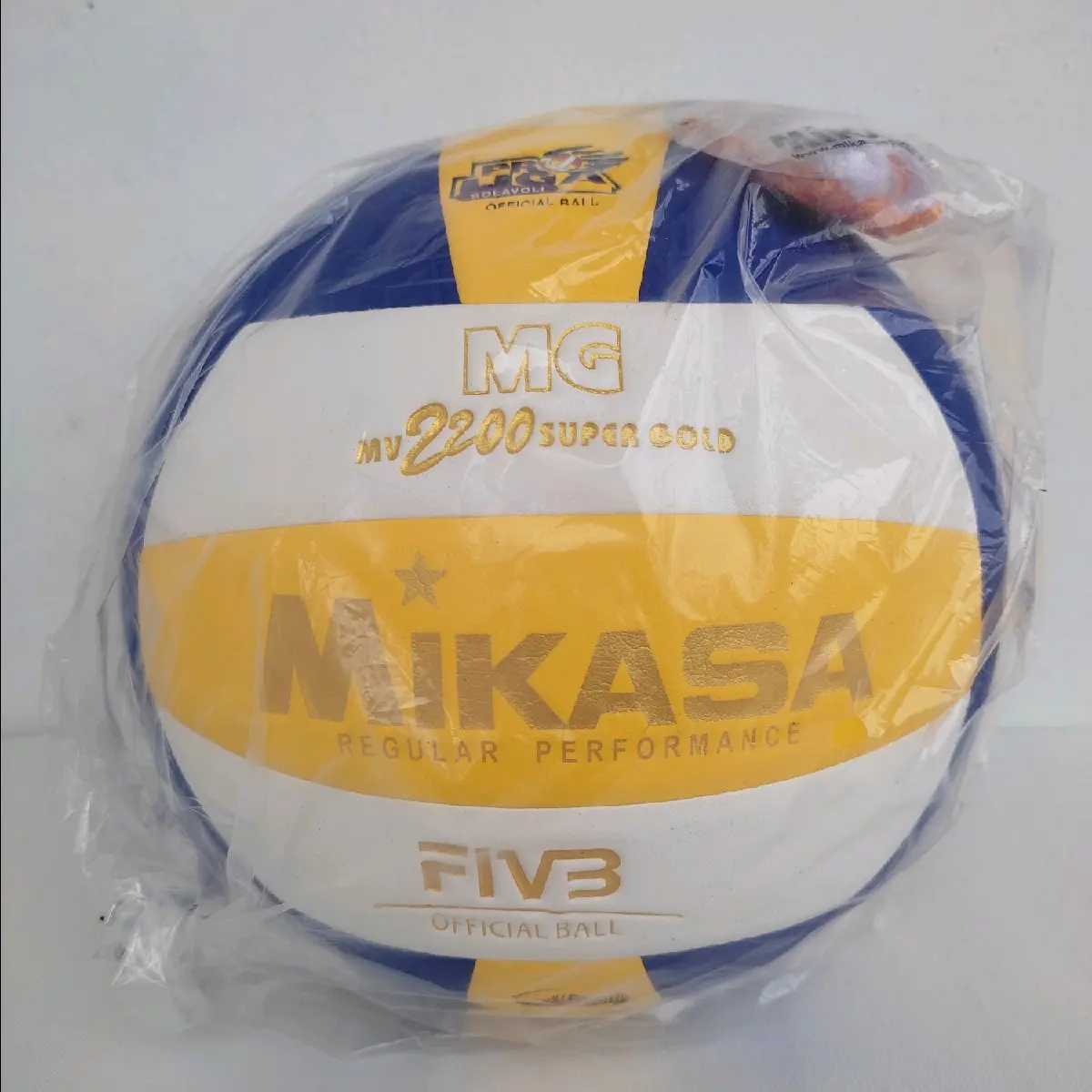 Bola Voli Mikasa MG MV2200 Super Gold Size 5 Kualitas Turnamen