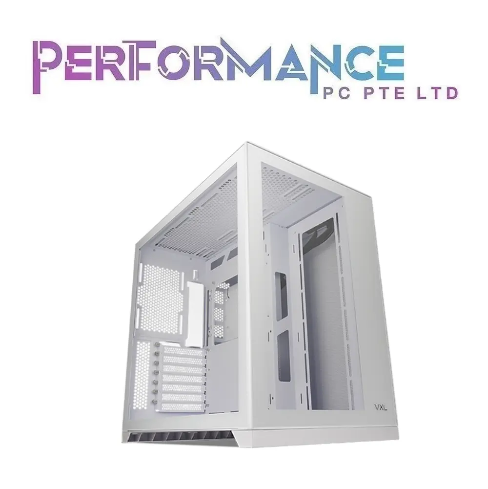 Tecware VXL T.G Clear Tint Black / White ATX Desktop Casing Chassis (1 YEAR WARRNTY BY TECH DYNAMIC PTE LTD )