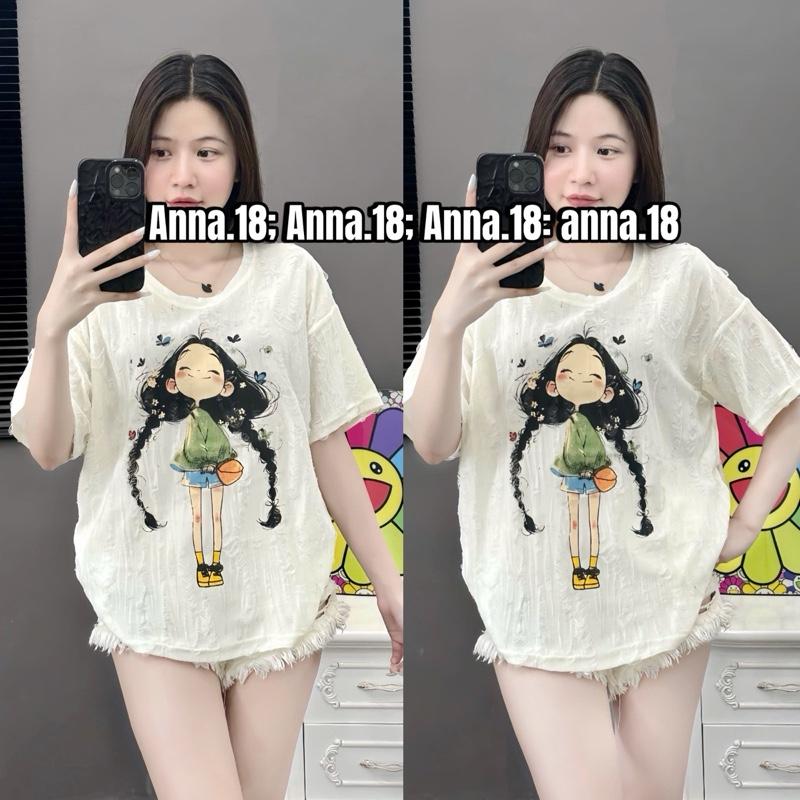 ÁO PHÔNG XƯỚC FORM RỘNG IN HÌNH CÔ GÁI  ( ÁO XƯỚC _ CÔ GÁI GIÀY VÀNG   ) FORM < 68KG