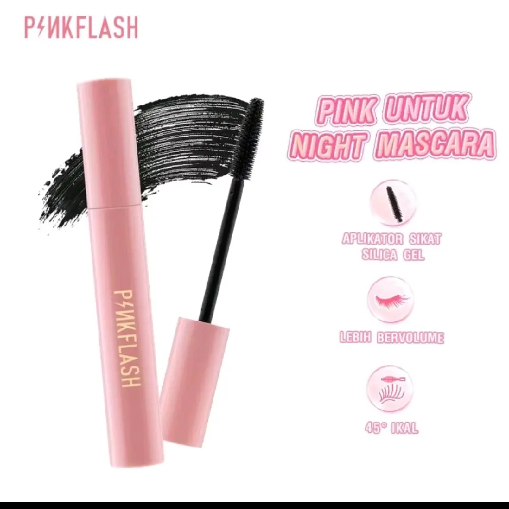 PINKFLASH OhMyWink Mascara Waterproof Volume Curl Maskara Tahan Air