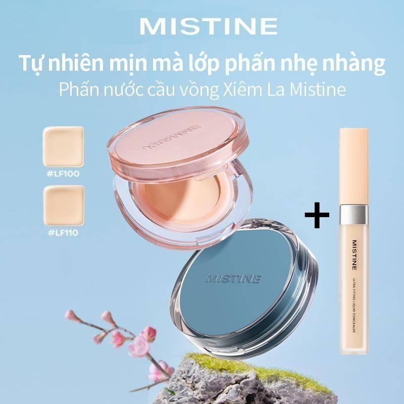 MISTINE Phấn nước cầu vồng Xiêm La Mistine 1 lõi (Cushion 13g) + Concealer 6g