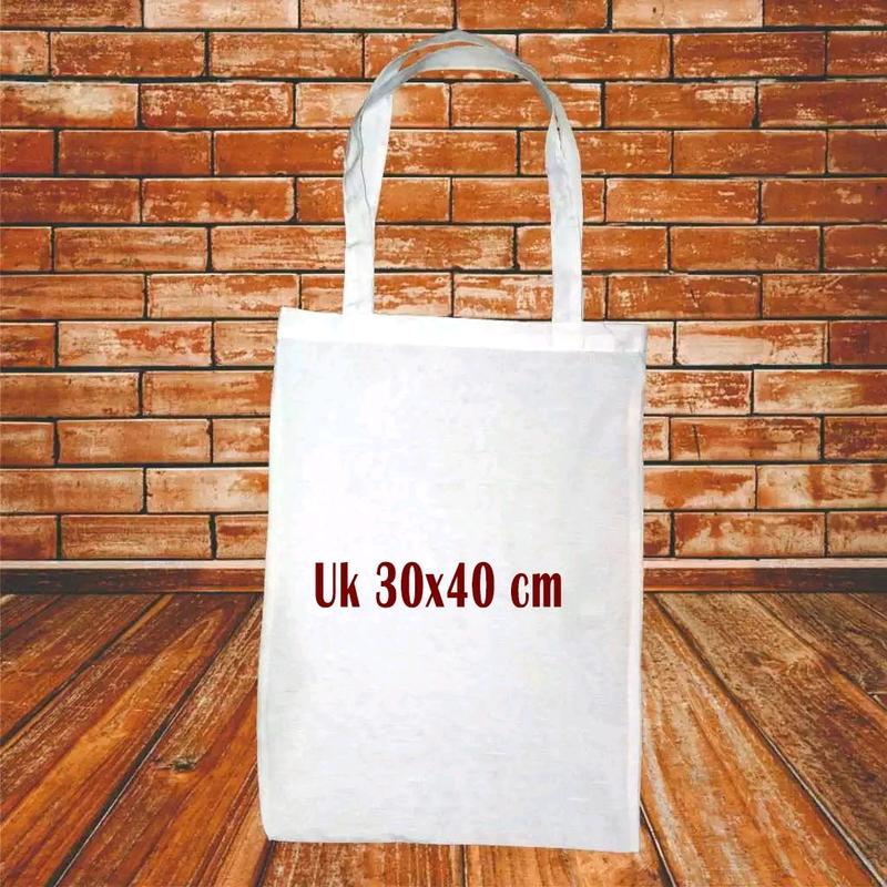 tote bag putih polos bisa untuk praktik ecoprint Totebag Wanita acara event promosi dll 5