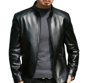 JAKET KULIT  Pria Fit Leather Lembut Nyaman Hitam Formal Casual Cowok Fit Slim Slimfit Blazer Panjang Semi Coklat Keren Basic Kerja