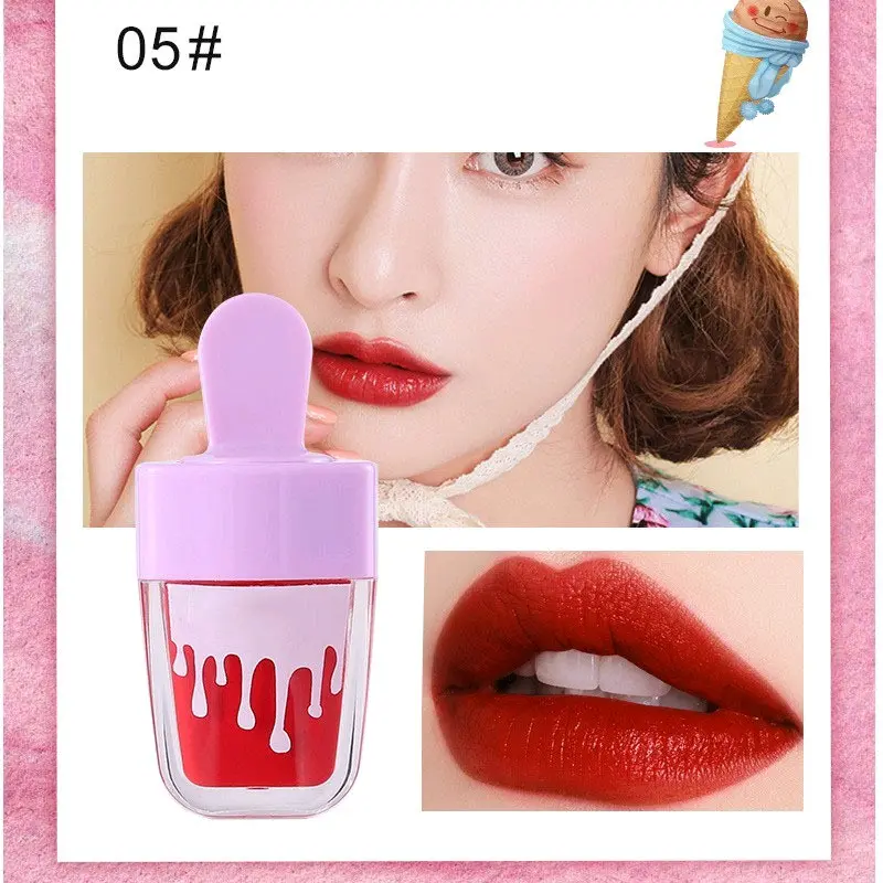 liptint icecream waterproof frozen lip gloss moisturizing and long lasting lipstik cair 4