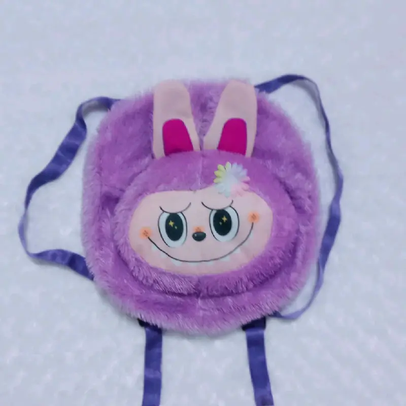 Tas Ransel Kepala Labubu Masuk Buku Tas Gandong Bulu Rasfur Lucu Bisa Cod 5