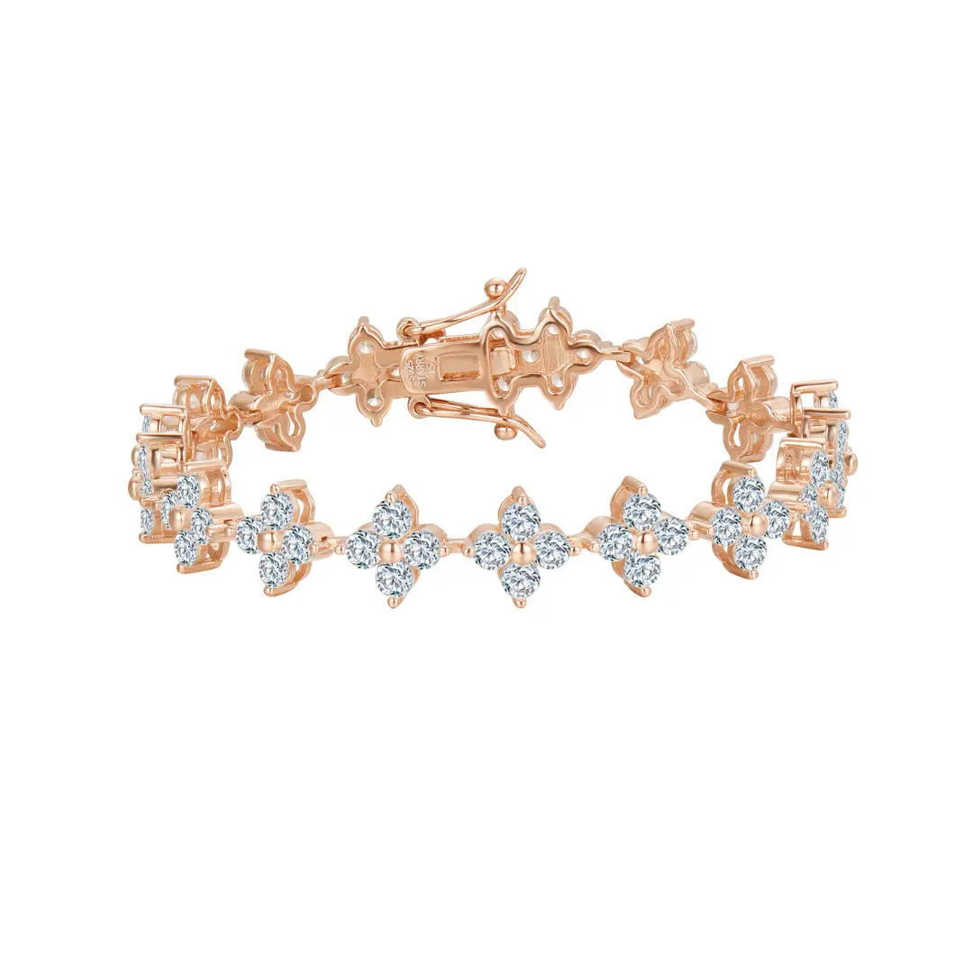 Jolin Floral Tennis Bracelet [The Starry Co.]