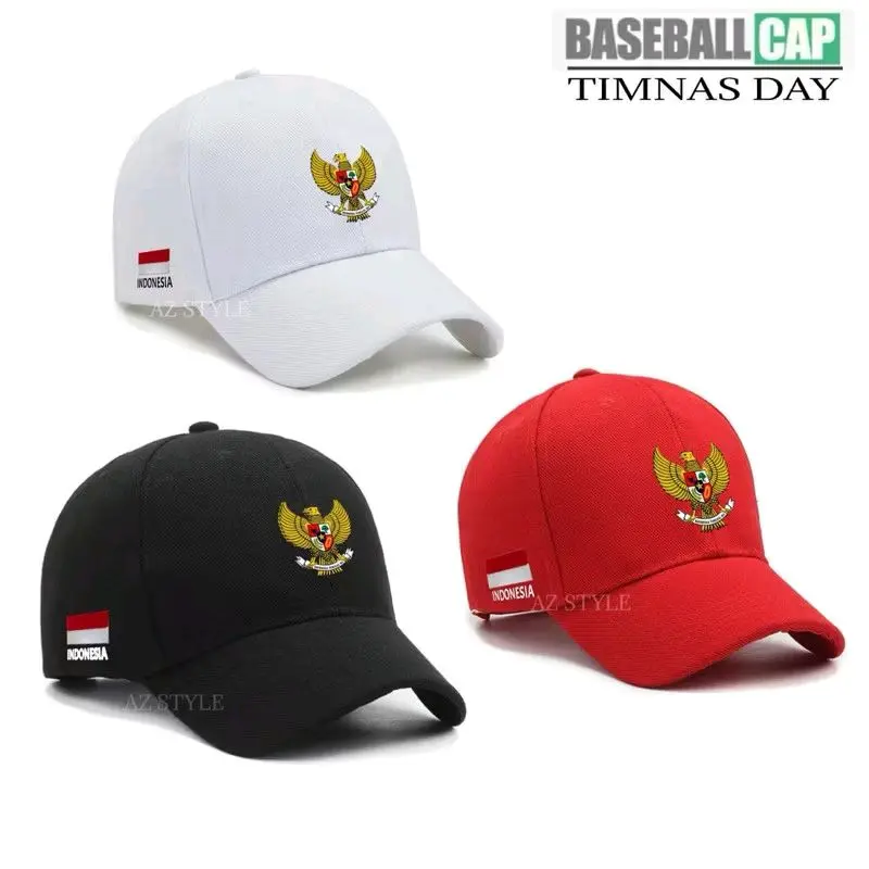 Topi Baseball 17 Agustus 1945 Bordir GARUDA INDONESIA - Model Baru - Baseball