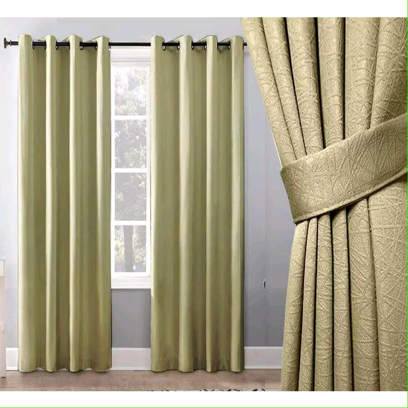 Gorden Glosy Serat Safron Segitiga Abstrak 5