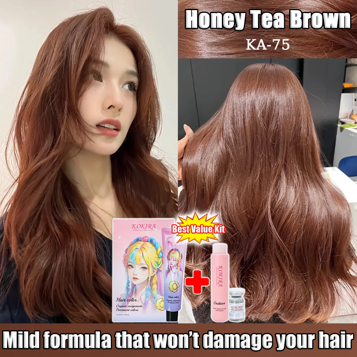 Honey Tea Brown-75