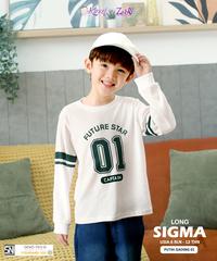 Gambar KAZEL x ZEBE Tshirt Long Sigma (1 Pcs, Ukuran 6 bulan - 12 tahun) - Sigma Blue 77, 6-12 Bulan dari Kazel Babywear Kota Administrasi Jakarta Utara 5 Tokopedia