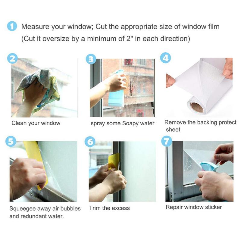 Product Introduction of Miếng Dán Kính Mờ Màu Đen Hoàn Toàn, Phim Dán Cửa Sổ Phim Cách Nhiệt Chống Nắng Phòng Ngủ Phim Dán Kính Che Nắng Ban Công 51