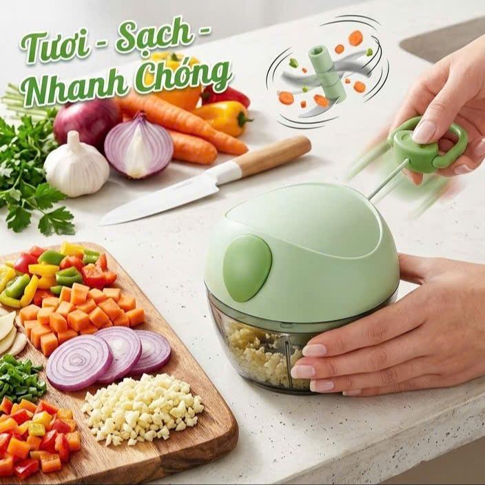 Dụng cụ xay tỏi ớt LocknLock xay nhỏ thực phẩm nhiều size Ring Pull Chopper CKS312 CKS313 CKS314 CKS343 P3H