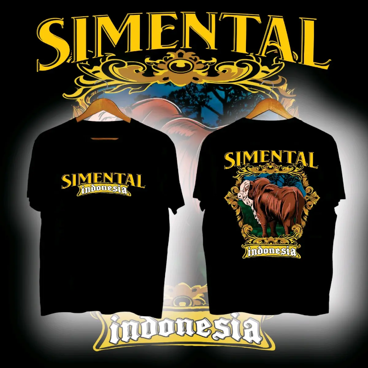 kaos simental indonesia kaos peternak sapi kaos peternak muda