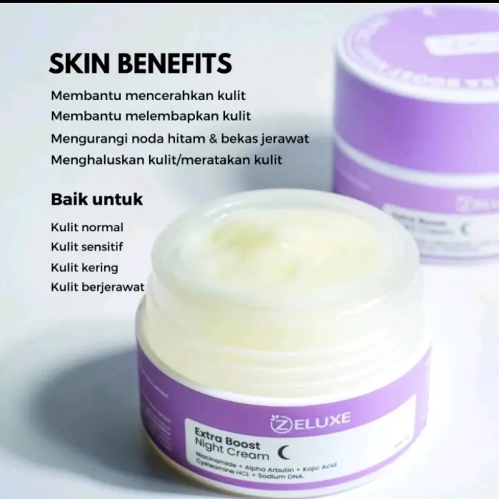 ZELUXE Extra Boost Night Cream 1