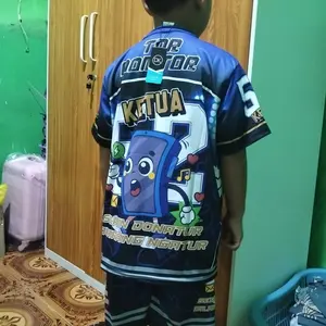 STELAN ANAK SETELAN BAHAN JERSEY V NECK KARAKTER LUFFY ROBLOX DEMON SLAYER UK M-XXL TERBARU Bahan Lembut Halus Adem Nyaman Cocok untuk Anak Printing Fullprint Gambar Awet Jahitan Rapi dan Kuat