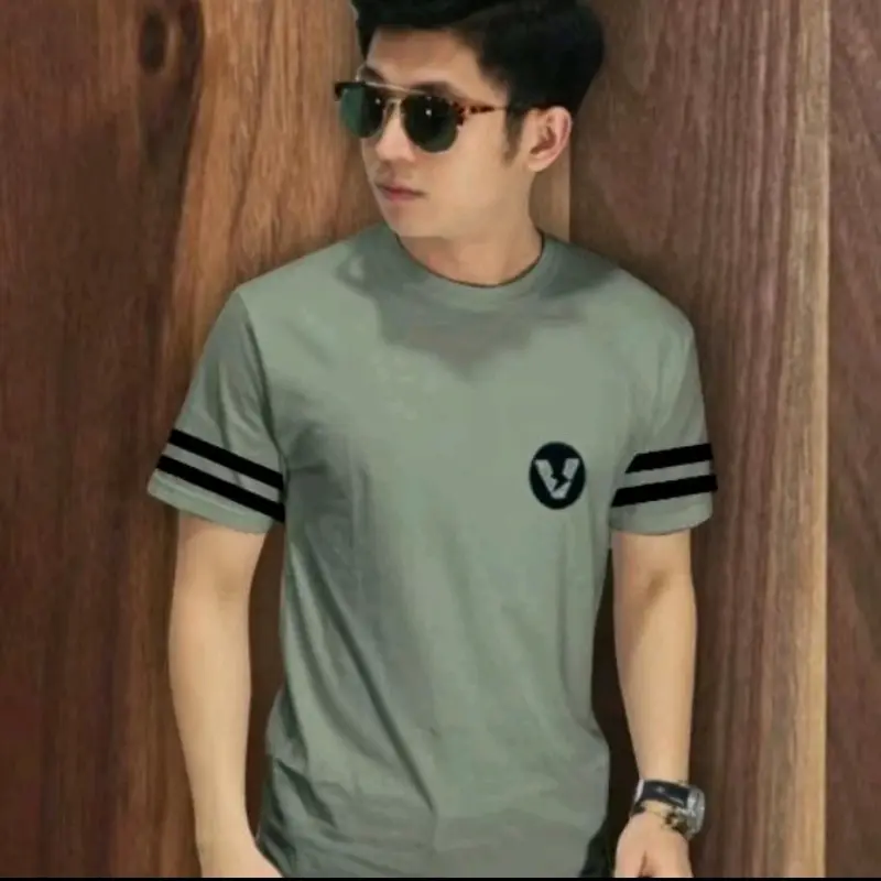 Kaos distro pria lengan pendek hijau sage original silvervolt Sablon premium 7