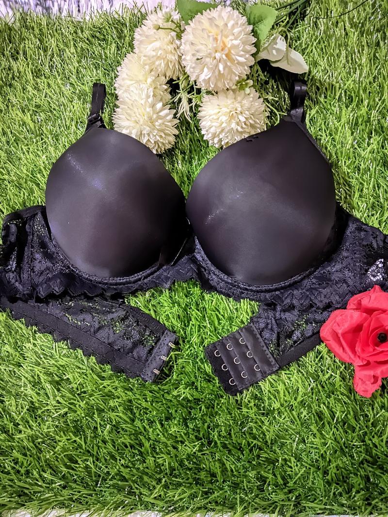 Product Introduction of Bh Bra Busa Tebal Pake Kawat Bra Wanita Push Up Kait 3 Super Montok Cup C Bra Cantik Motif Polos Mix Renda Lembut 21