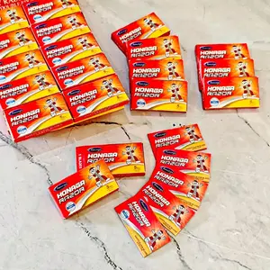 Honaga Silet Cukur Original Isi 5 PCS Tajam Awet Nyaman Digunakan Cocok untuk Kumis Jenggot dan Rambut Halus Pria