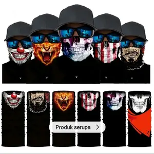 Masker Buff untuk Melindungi Wajah dari Kotoran saat Berkendara Headbands dengan Desain Unik dan Menarik