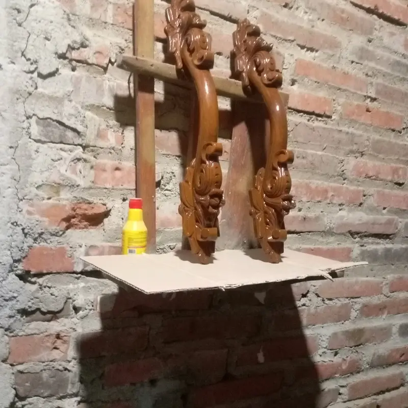 Handle Pintu Kayu Jati TPK Ukiran Khas Jepara Isi 2pcs Sudah Finishing 3