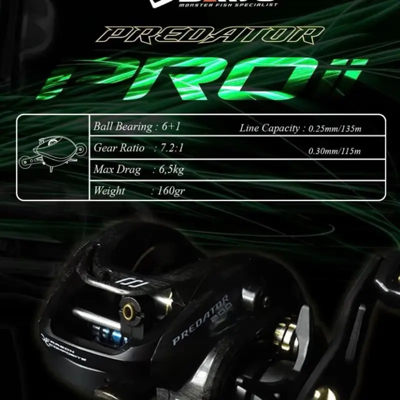 Reel Bc Daido Predator Sw Proseries II Carbon Body 3