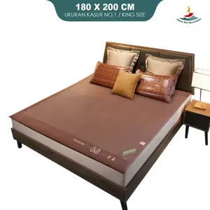 Home Mat Decoration MOTIF BARU Matras Bambu Alami 180x200 160x200 120x200CM Dekorasi Kamar Terdapat Karet Dibelakang X10A1/B1/C1