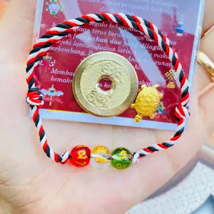 Gelang Tridatu Tga Bola Rezeki Bonus Kura Kura Magnet Uang