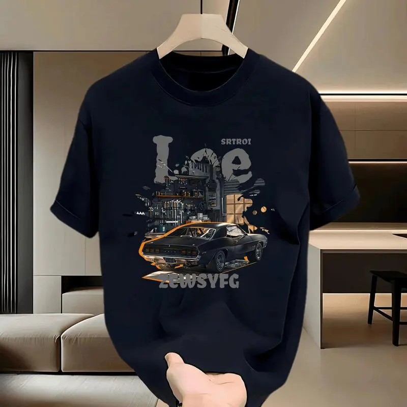 Kaos Tren Cetak Fashion Pria dan Wanita Muda 2025 - Bahan Nyaman - Toko Fashion 2