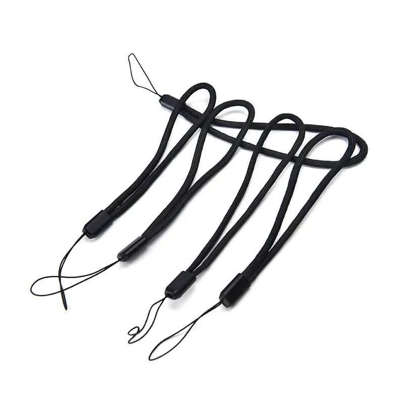 5x nylon đen dây đeo tay lanyard cho điện thoại di động camera ipod USB mp3 mp4