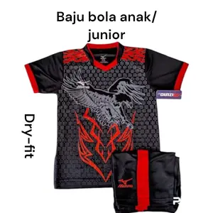 Setelan Jersey Sepak Bola Anak Junior Outdoor Sport Dryfit - Celana, Bahan Dryfit, Nyaman dan Elastis - Baju