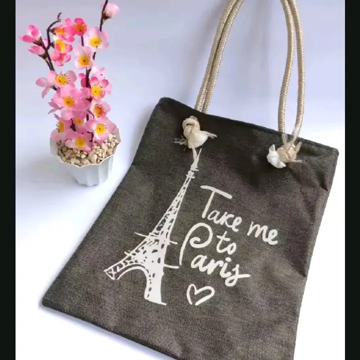 tote bag motip faris resleting   tas wanita 1