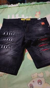 Product Review of SiZE 28-33 [COD+GRATIS ONGKIR]Celana pendek Black viper terbaru motif catur slimfit denim distro santay starboy Jeans Tebal Lembut Stretch Pria Cowok Santai  Keren denim outfit from M**y 0