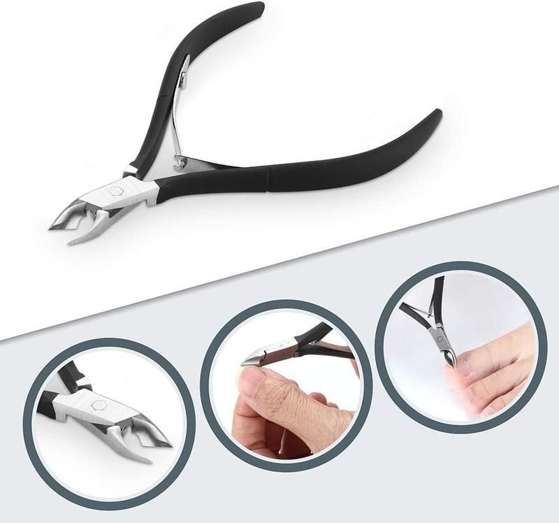 Product Introduction of Professional Cuticle Cutter Pusher Trimmer Manicure Tools with Double Spring Nail Care Tool for Manicure Pedicure Beauty Spa Saloon 6