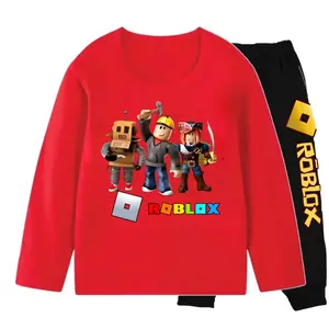 Set Baju Kaos Motif Gambar Anak Laki-Laki Perempuan Usia 1-12 Tahun - Pakaian, Fashion Oblong Lengan Panjang Stelan Santai