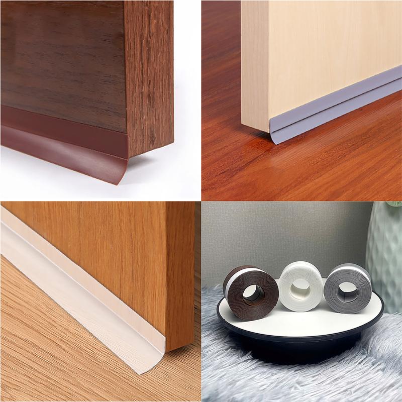 Cuộn ron silicon mềm dán cửa Living C dán khe cửa dài 2 mét 5 mét ngăn chặn côn trùng kín đáo giữ nhiệt tốt