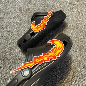 Pusat Jibitz Id - Pin Sandal Motif Api KalcerKalcer 2 Pcs Pin Api Samping GEN 2 Accesories Sandal Baim Bapau