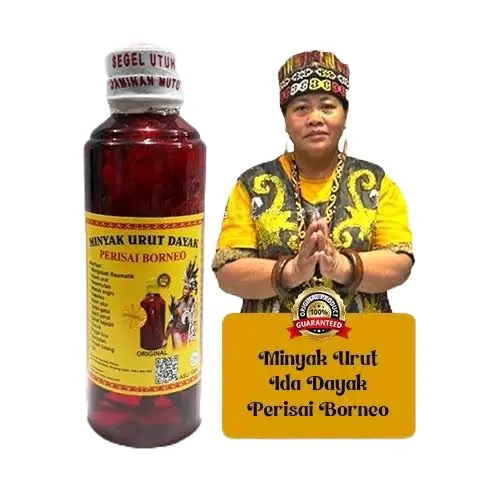 Minyak Urut Dayak Perisai Borneo Kemasan 250 ml 0