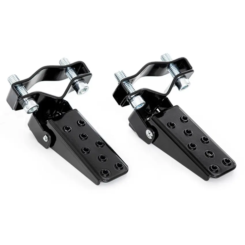 1 Pair Retro Motorcycle Foldable Foot Pegs Shock-absorbing Pedals Modified Parts Compatible For Honda Acesssories