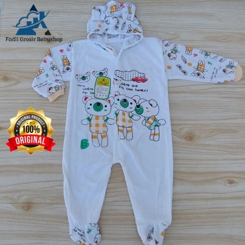YNG Baby - Sleepsuit Bayi Kaki Tutup Usia 0-6 Bulan Jumpsuit Baby Newborn Jumper Anak Murah Tidur Lengan Katun Laki-Laki 3