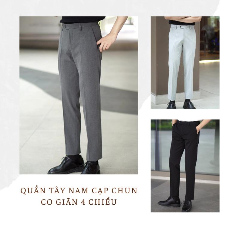 Quần Tây Nam Form SlimFit – Vải Co Giãn 4 Chiều - Chuẩn Form, Sang Trọng, Dễ Phối Dồ - QT002 - MINENT STORE