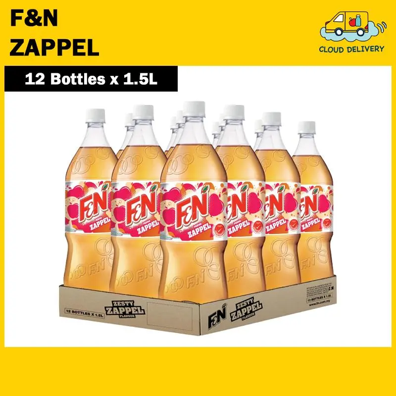 F&N Bottled Drink - Zappel (12 x 1.5L)