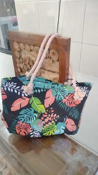 Product Review of Totebag Kanvas Motif Tali Sumbu Tas Tote tali sumbu Wanita from n**o 0
