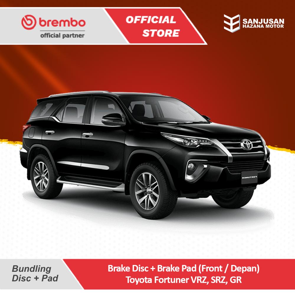 SPECIAL BUNDLING Brake Disc + Brake Pad (Depan / Front) - Fortuner GR, VRZ, SRZ - Standard, Ceramic