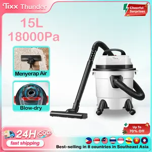 TIXX Vacuum Cleaner 15/18L Wet & Dry Penyedot Debu Tank dengan Tangki Stainless Steel – Blower Serbaguna untuk Kasur, Lantai, Sofa & Mobil