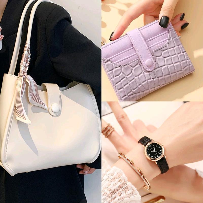Set Hemat Totebag Florida + Dompet Genie + Jam Tangan Small Wanita - Selempang 3