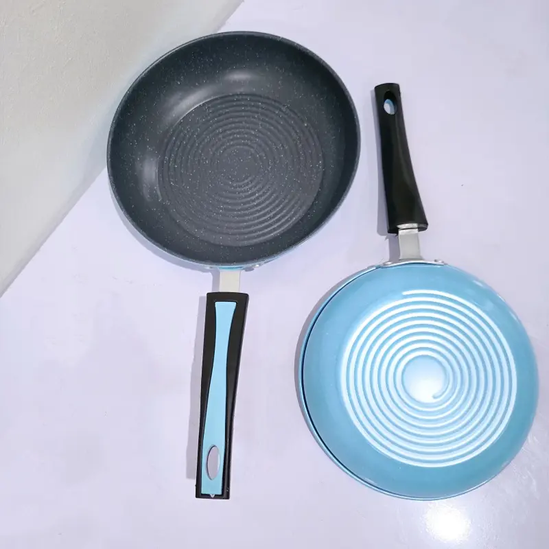 Wajan Frypan Teflon Anti Lengket Lapis Keramik 20cm 22cm 24cm/ Wajan Penggoreng Teflon Anti lengket Telur 4