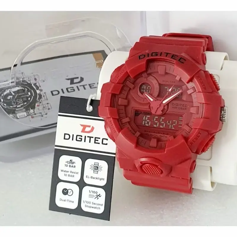 Jam Digitec Water Proof Profesional Original 2112 ( Free Box dan Baterai Cadangan ) 2
