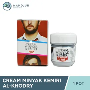 Cream Minyak Kemiri Al-Khodry - Penumbuh Rambut, Jambang, Kumis
