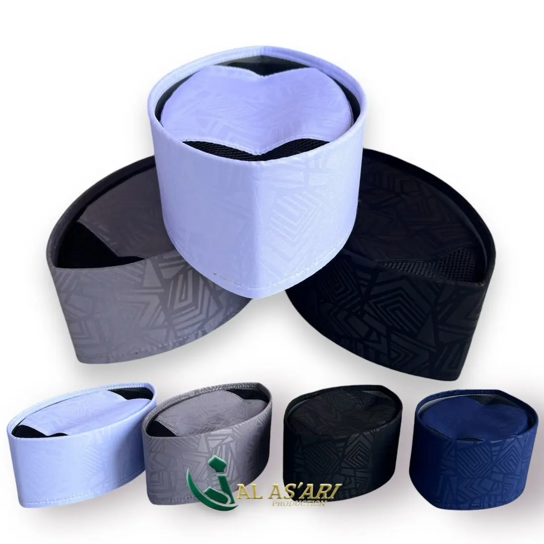PECI KOPIAH SONGKOK MOTIF EMBOS BAHAN LEMBUT MOTIF/HRG TERMURAH Muslim Pria Sarung Haji