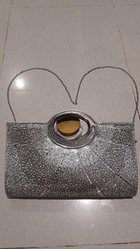Product Review of Tas Pesta Kondangan Wanita Import Premium Kekinian Mewah Elegan Terbaru Crystal Clutch Bag 88533 from j**n 1